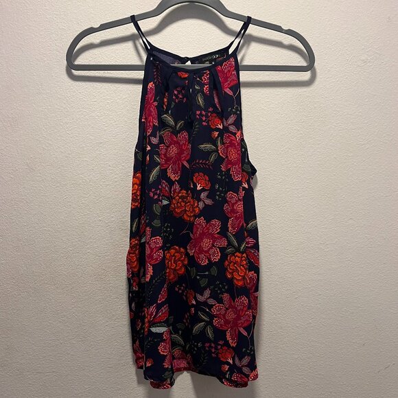 PaperMoon Sleeveless Blouse Women's Medium Floral - Picture 1 of 7